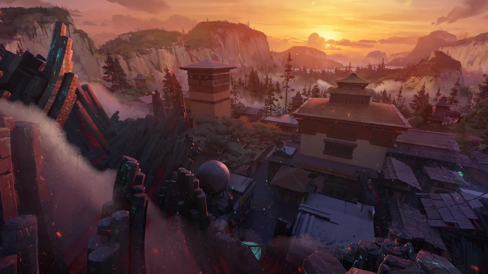 Agents overlooking Haven before the competition