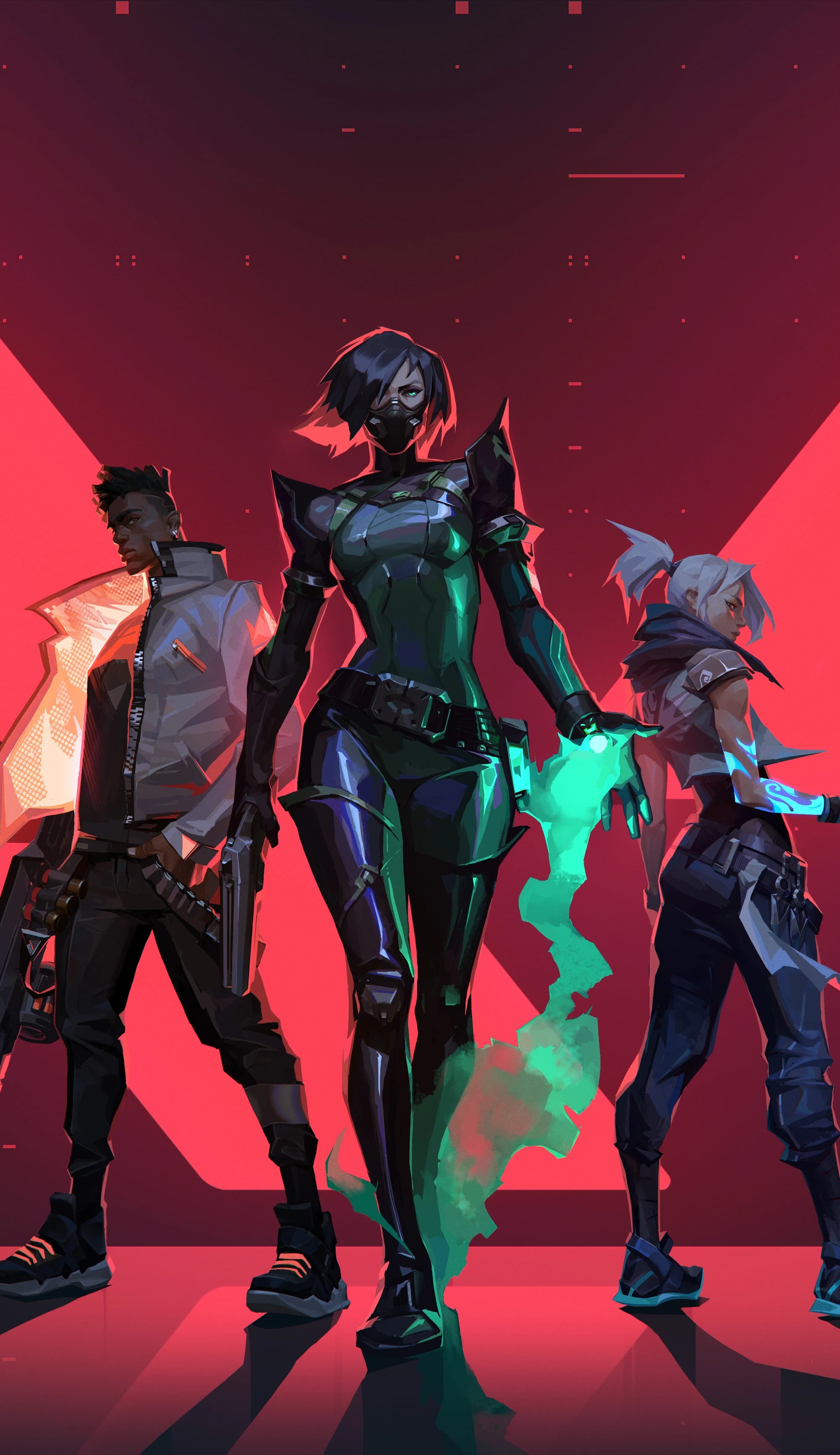 Valorant agents advancing together through a complete competition